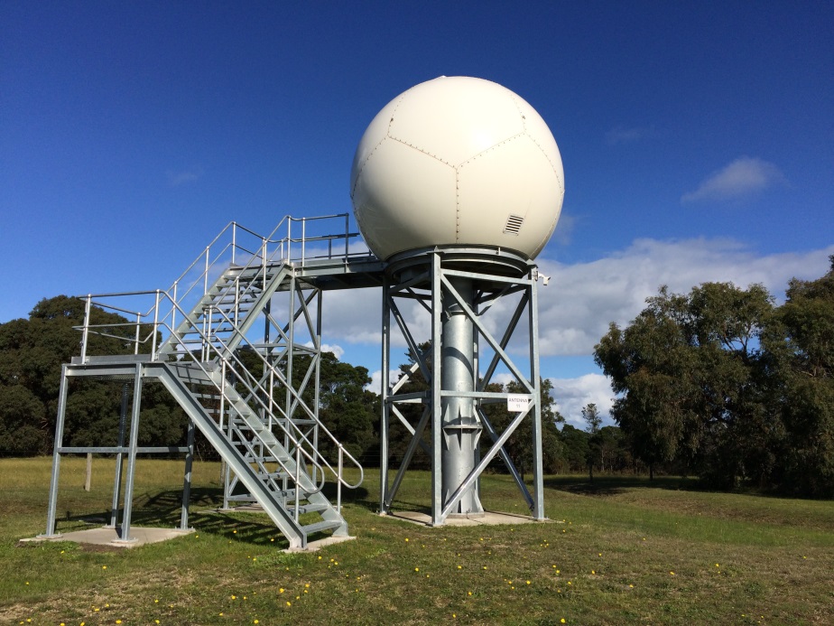 Polar satellite data reception system at Crib Point